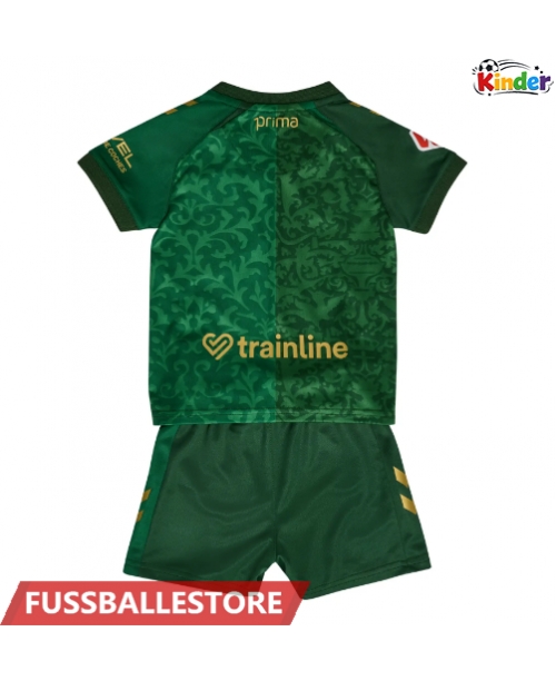 Günstige Real Betis Auswärts Trikotsatzt Kinder 2026-27 Kurzarm (+ Kurze Hosen)